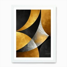 Abstract Gold And Black