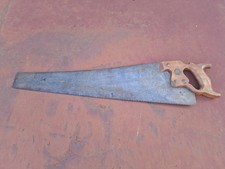 Vintage hand  saw cross cut saw No 118 by W Tyzack Sons & Turner for restoration