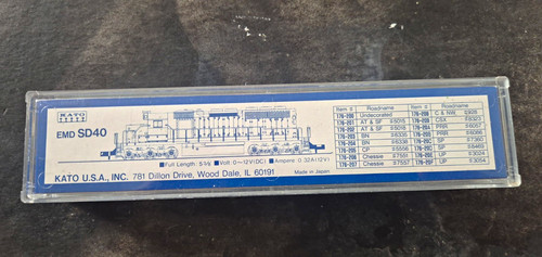 Kato gauge emd sd40 - n,