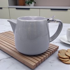 HOME Grey Ceramic Teapot 500ml