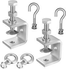 6 Pcs Stainless Steel C Clamps