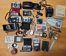Job Lot of Old Photograhic Cameras and Equipment