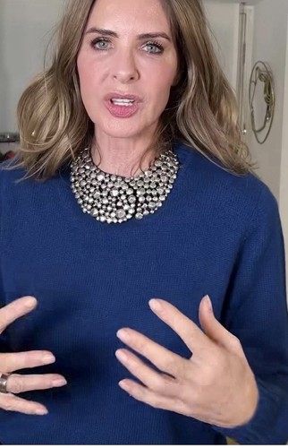 Trinny inspired metal necklace - metal,