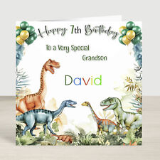 Personalised Dinosaur Birthday