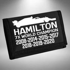 Lewis Hamilton Wallet 7 X World Champion 2020 Number 44 Formula 1