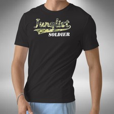 Junglist Soldier T-Shirt Camouflage Jungle Drum and Bass Old Skool Small to 5XL