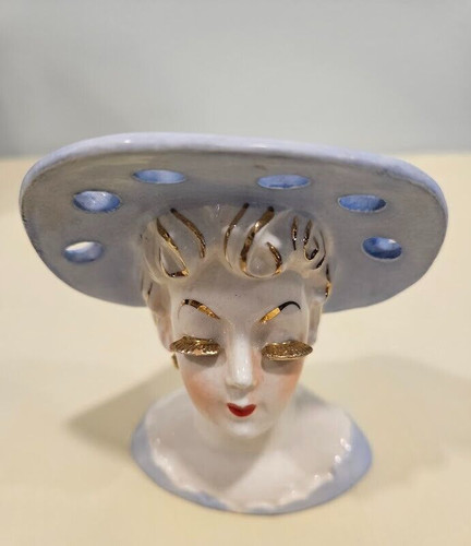 Vintage lady head - vintage, planter