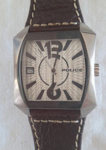 Police square quartz watch - police,