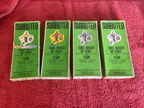 Subbuteo teams froms - teams,