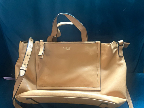Radley london tan pebbled - london,