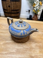 VERY RARE Wedgwood Jasperware 19th Century Eygptian Teapot with Lid