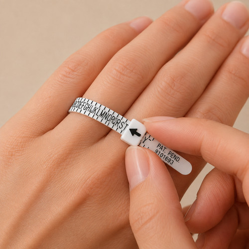 Ring sizer gauge - sizer, size