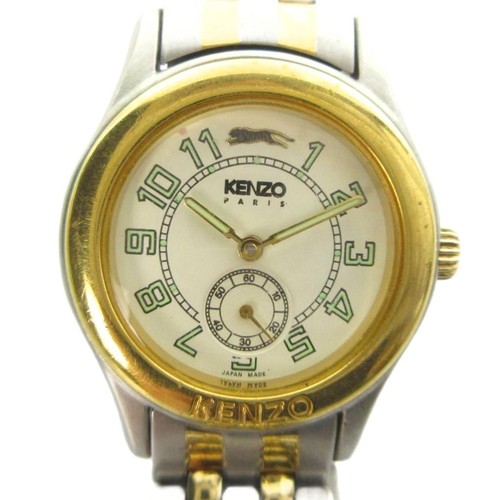 Kenzo watch quartz - watch, gold