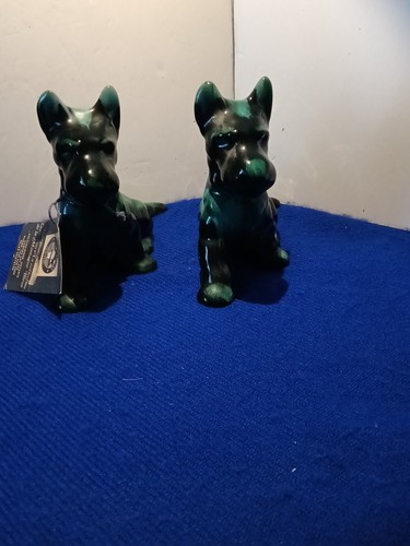Blue mountain pottery pair - blue,