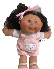 Doll CLOTHES Fit 36cm/14"in. Cabbage Patch kid *2 Pic.🧸Short Dungarees +Top