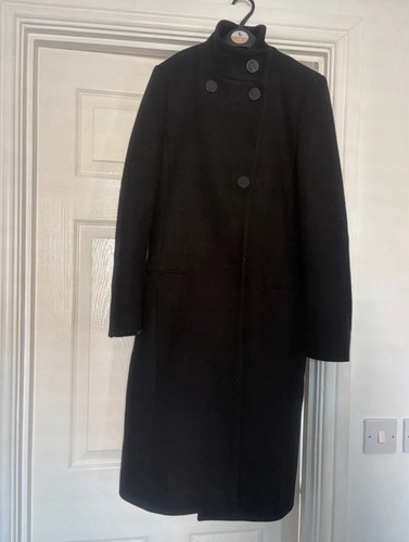 Zara funnel neck coat - zara,