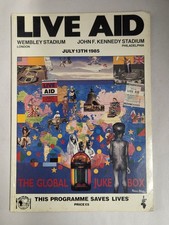 Live Aid Concert Programme