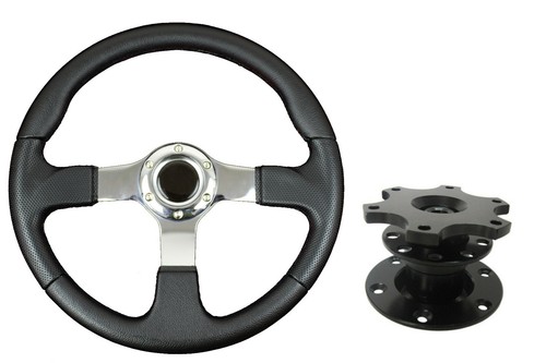 Chrome sports steering - chrome,