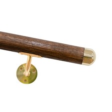 Handrail | Brass & Walnut –