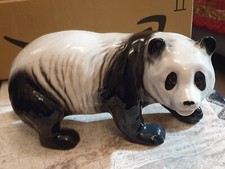 Vintage Melba Ware Large Panda Eng 1940s /1950s  Black & White UK  Pottery (2)