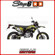 S6-058801/YE GRAPHICS STAGE6 YELLOW / BLACK MBK X-LIMIT ENDURO 50CC (FROM '03) AM6