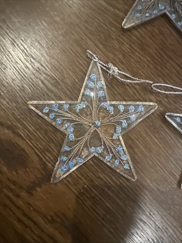 Metal star blue - star,