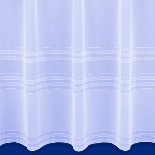 Nice white striped base voile - base,
