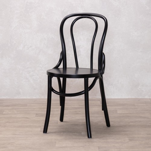 Black oak dining chairs - dining,