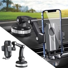Car Phone Holder 360° Rotatable Suction Dashboard Windscreen Support GPS Mount*