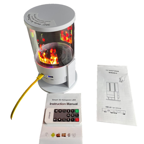 Holographic animation - 3d,