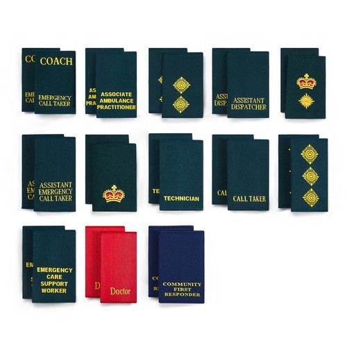 Epaulettes flat woven or - (flat,