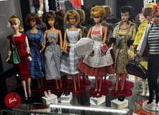 JOB LOT⭐️BARBIE⭐️stands X 6⭐️FIT 1960s standard size dolls⭐️original boxed⭐️RARE