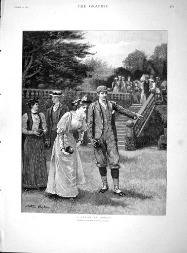 Original old antique print - original,
