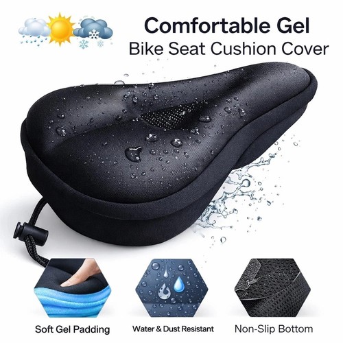 Gel bike seat cover - cover, soft