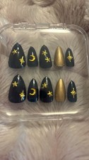 10 Navy Blue with Gold Press