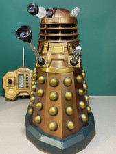Doctor Who - Classic 12-inch Gold Dalek Remote Control (RC) VGC - Fully Working