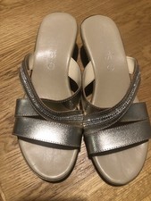 Ladies Pavers Gold Wedges