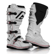 ACERBIS X MOVE 2.0 BOOTS WHITE HINGED MOTOCROSS MX ENDURO ATV QUAD CHEAP NEW