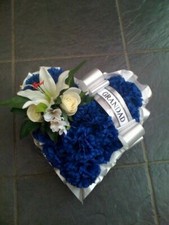 Heart Artificial Silk Funeral