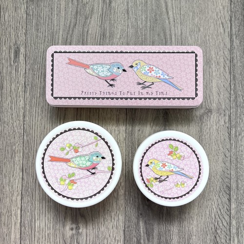 Bird storage tins plastic - bird,