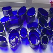 1x Small Cobalt Blue Bristol