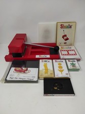 Sizzix Original Red Die Cutting Machine with Big Dies Craft Bundle & Accessories