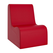 Versatile Red Contour Chair