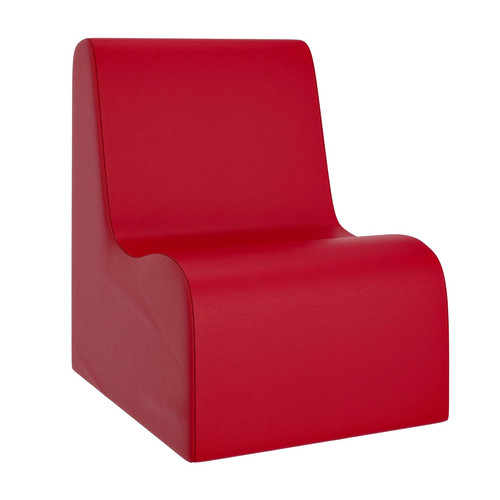 Versatile red contour chair - versatile,