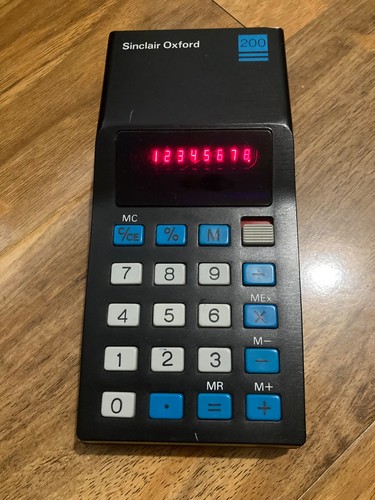 Sinclair oxford 200 calculator - sinclair,