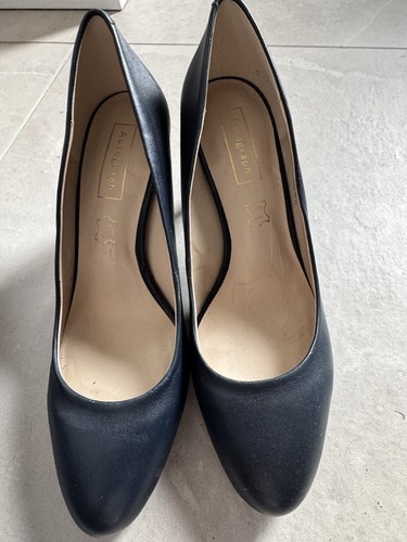 Autograph navy court shoes - m&s,