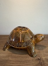 Beautifully glazed Szeiler Ceramic Tortoise Money Box - great condition 
