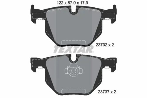 Brake pads 2373201 - , textar