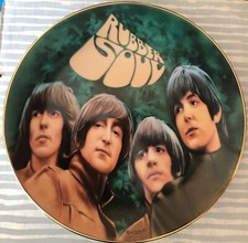 The Beatles rubber Soul Delphi China Plate  Apple 1992 Box And Certificates