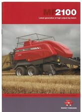 Massey Ferguson MF 2100 Series Big Balers 2009 UK Market Sales Brochure